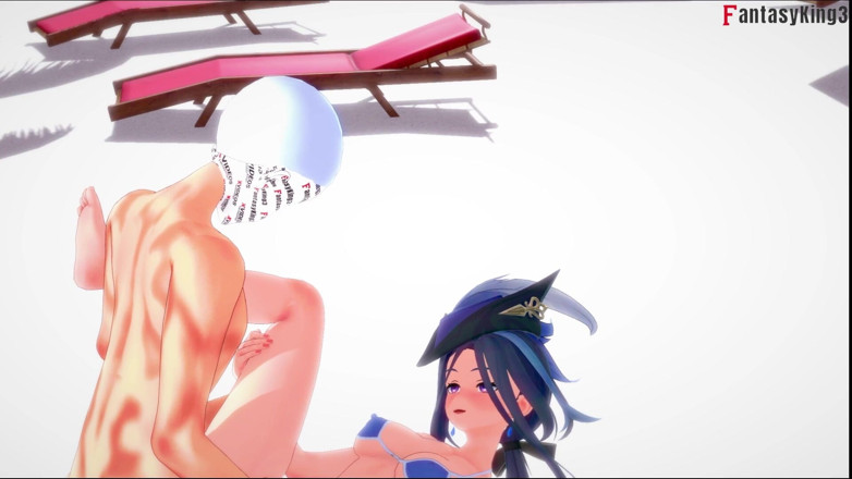 Fantasy king: Clorinde ahegao бікіні секс - genshin impact