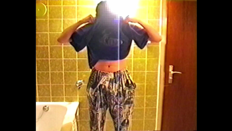 Mark Hannes: Hi8 kamera ile ereksiyon penis çiş ve kambur mastürbasyon