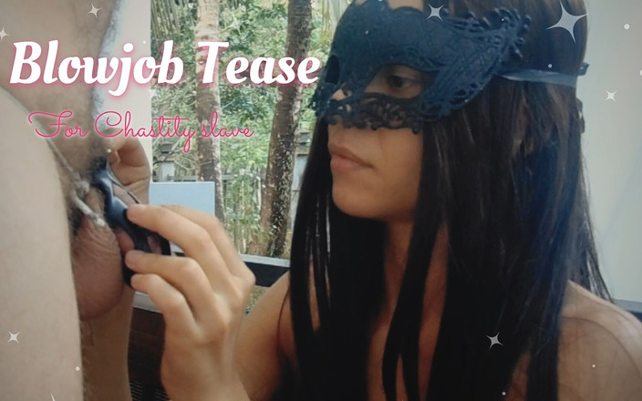 Riders on the Floor: Blowjob mengusik untuk hamba kesucian