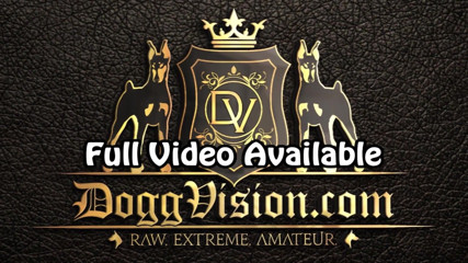 DoggVision: Husband watches wife give sloppy blowjob