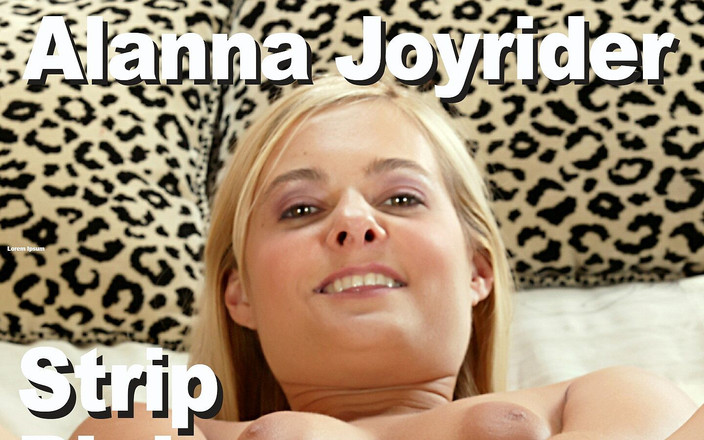 Edge Interactive Publishing: Alanna Joyrider si spoglia e si masturba in rosa