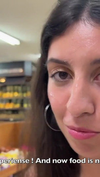 Caminhada no supermercado público - fetiche facial ao ar livre boquete