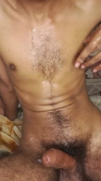 Big Hairy Cock Guy Masterbation Big Load of Cum
