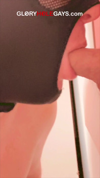 Cum Ladle at the Gloryhole - Student Gives Me His Load