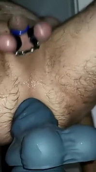 Anal Dildo Ride Full Insertion