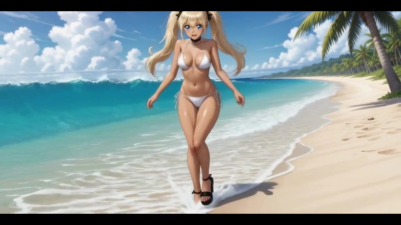 HotKitty20: 和 rumi 散步 - 她玩弄她的阴户 ai 生成