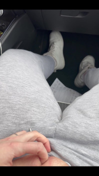 Playing with My Big Pussylips in the Car