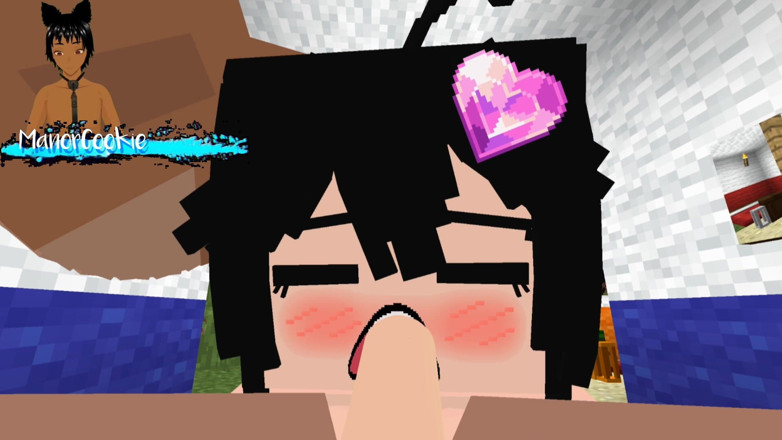 Manor Cookie: Minecraft Jenny mod Fapcraft Elise всегда имеет ее рот открытым для хуя
