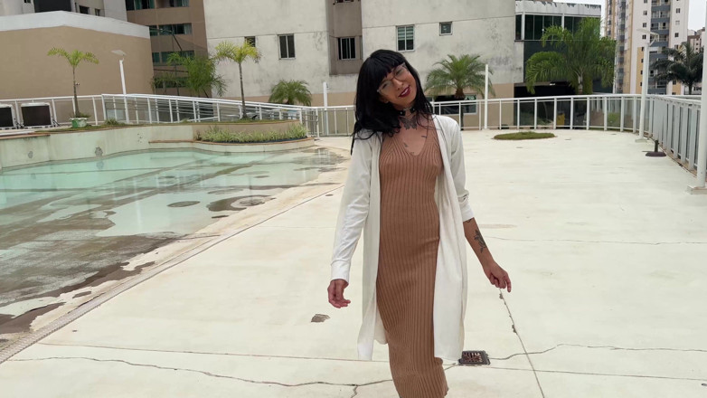 Interracial vision: Mel Skinny She Get Fucked