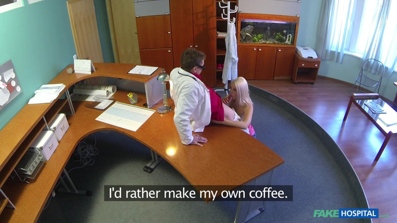 Fake Hospital: Fake Hospital - Sexy Blonde Sucks a Doctor Cock Before Getting...