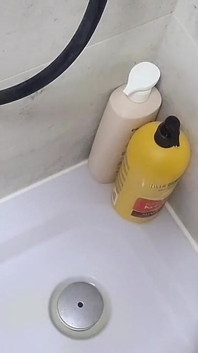 仕事後のディルドの楽しみ、おしっことシャワー