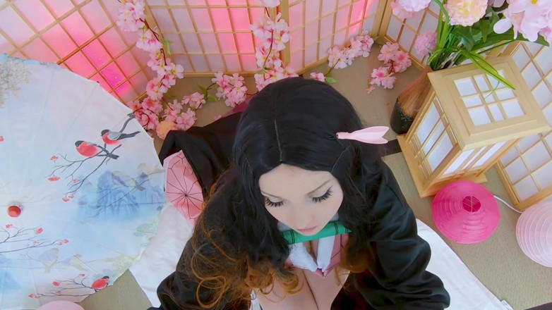 Hidori Rose: Nezuko iblis avcısı cosplay