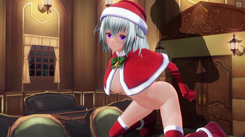 H3DC: 3D HENTAI - ejaculare în cur în noaptea înainte de Crăciun