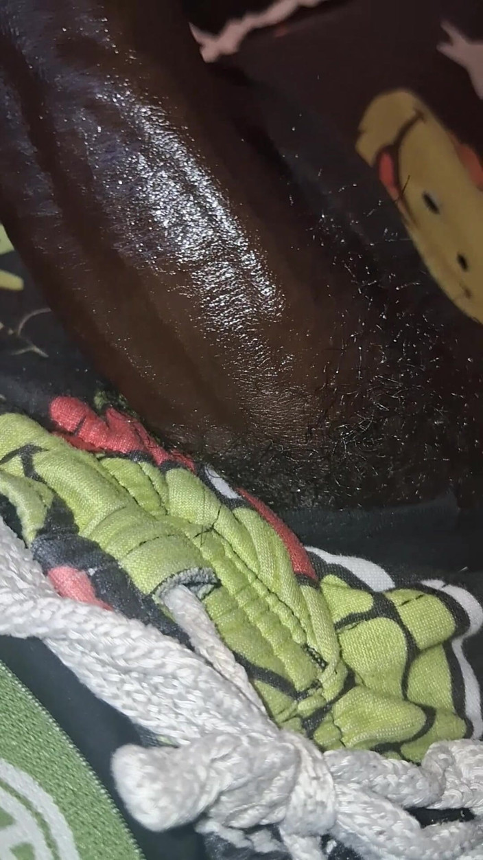 Chocolate Meat Stick: Massive BBC Stroking