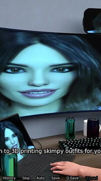 Une belle-mère lèche la bite de son beau-fils - Sexbot n° 43, jeu de sexe animé