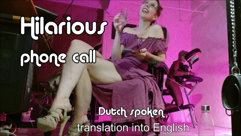 MistressOnline: Mistressonline no telefone humilhação de um escravo