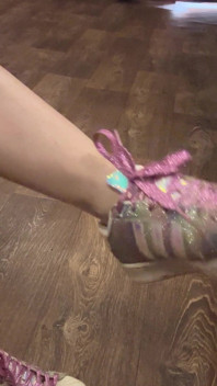 My Sneakers and I'm Wet and Im so Horny!