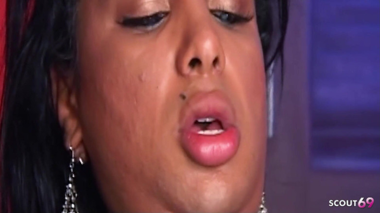 Shemale TS Collection: Latin Trans Woman Fucked Hard in the Ass in the...