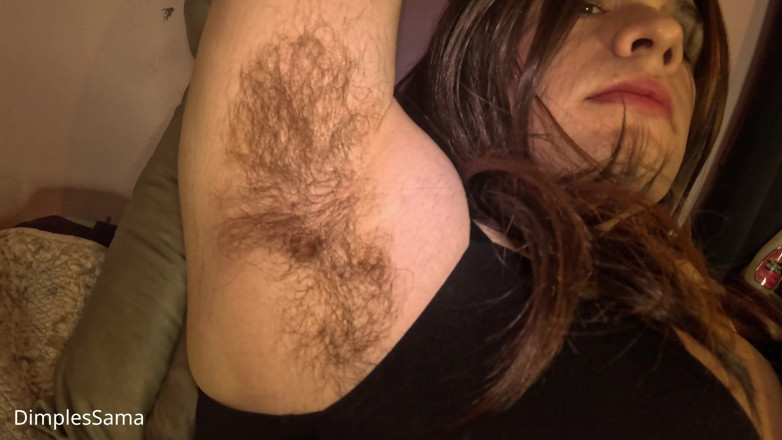 Miss Dimples: Sniff My Hairy Armpits