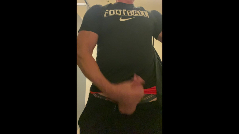 JockDad87: Jockdad87 फिर से बाथरूम में कामुक है