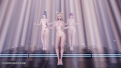 3D-Hentai Games: [MMD] Momoland - Baam Ahri Kaisa Evelynn sexy nackter tanz Liga...