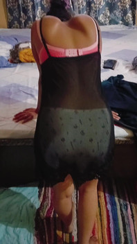 Desi Bhabhi in Sexy Black Lingerie