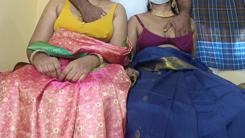 Palani69: Irmãs casadas curtindo sexo a três quente