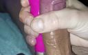 Sexy Toy Boy: Edging Big Cock with Vibrator and Dildo in My Asshole