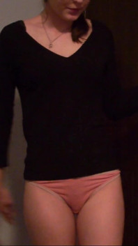 Skinny Teen Full Bladder Desperation Standing and Trying to Pee on the Floor