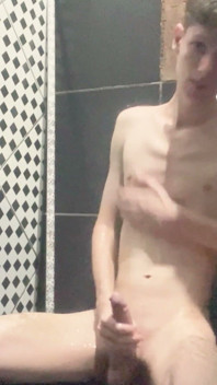 Kedoimath - a Skinny Twink in the Shower Rubbing the Soap in His Wet Body