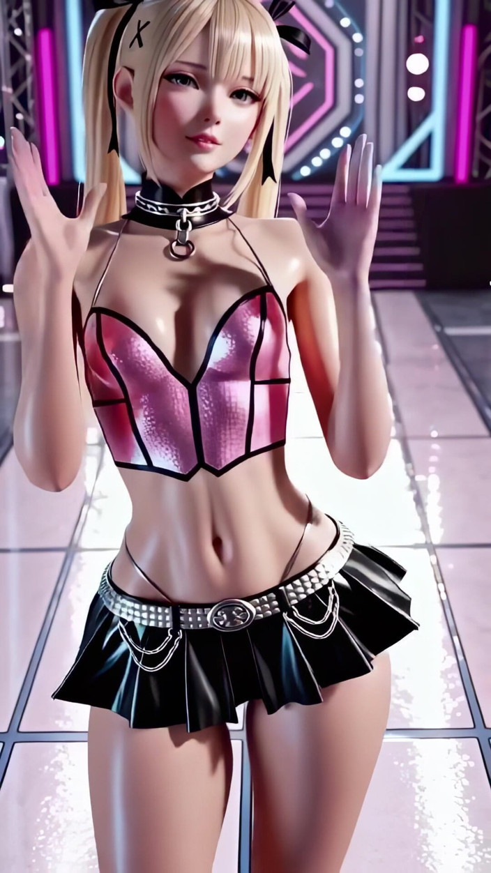 3D-Hentai Games: Tarian melantun Marie Rose (t-ara - Roly-poly)