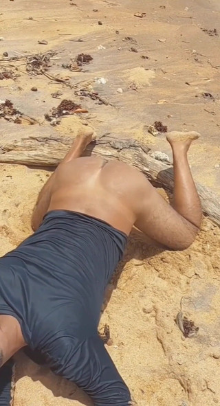 Ladysilvas: Ladysilva on the Beach What a Hot Ass with Tanned...