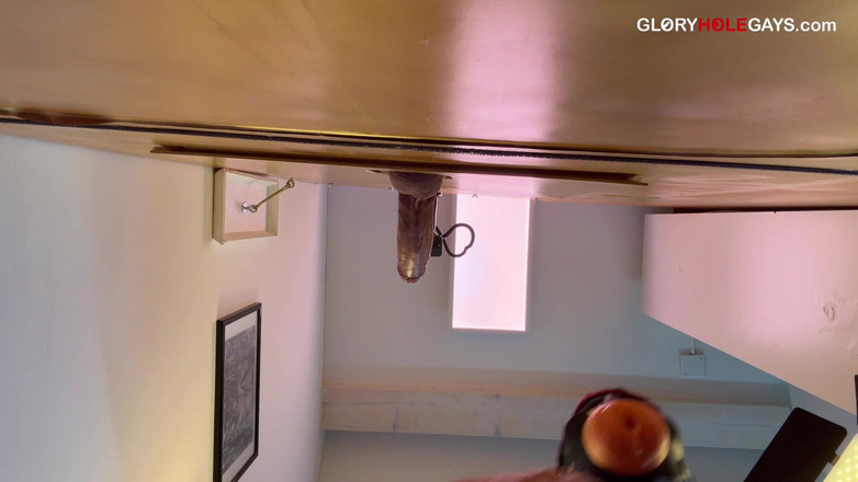GLORYHOLEGAYS: Cumshot Challenge - Straight Guy With Big Cock Skips Gym &amp; Fucks...
