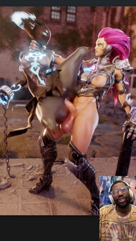 Fury’s Tasty Large Transgender Cock Fucks a Nice Tight Bald Pussy