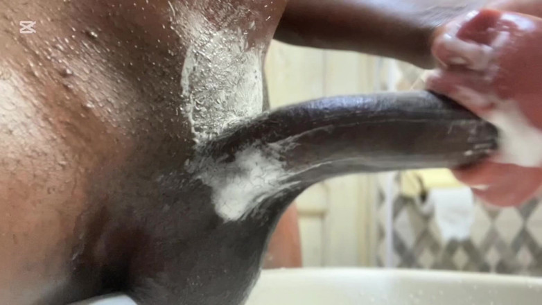 Bbc-godaddy: Military BBC Teen Jerking off in the Washroom Part 2