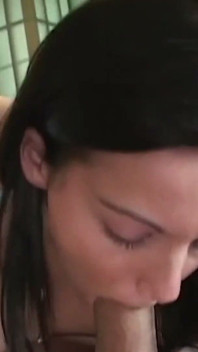 POV the Busty Brunette Will Spice up Your Day with Titty Fucking and Handjob Rubbing