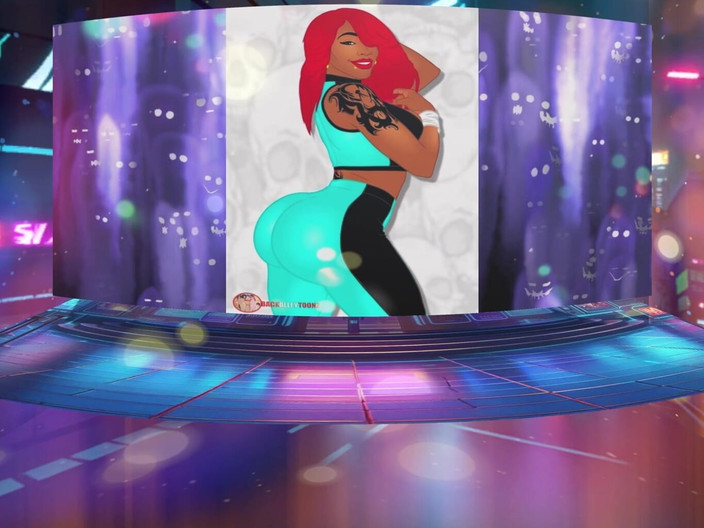 VR-Backalleytoonz: O corpo reloaded - grande rabo ébano espessura está de volta