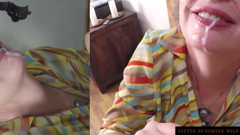 Little Sunshine MILF: First a standing Assfuck than Cum in Mouth ATM