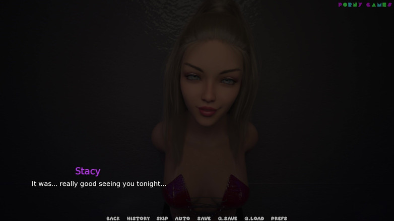 Porny Games: hornydogstudio制作的我的意大利妻子 - stacy进入游戏，在停车场11口交