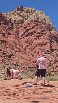 Servizio Fotografico Dietro Le Quinte - Ashley Al Red Rock Canyon