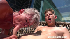 Grandmams: Sexy Granny Tanning by Grandmams