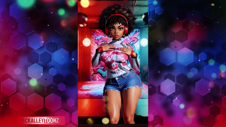 Back Alley Toonz: Ebony Jones Big Booty Lit videohoot