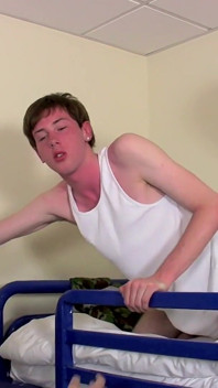 Twink Fourgy in the Cadet Barracks!