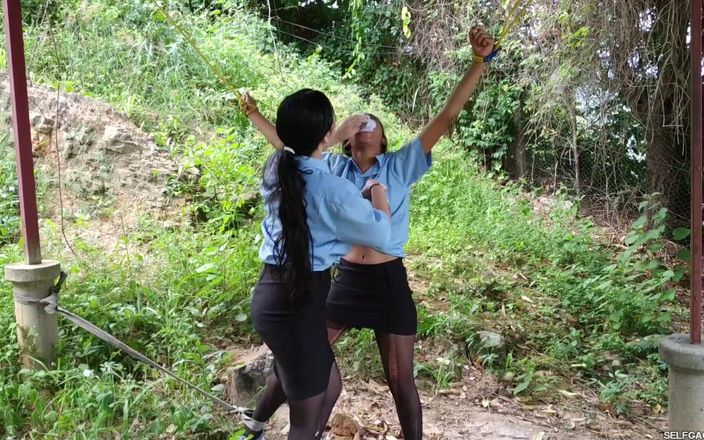 Selfgags Latina Bondage: Maria and the Evil Teen Bully!