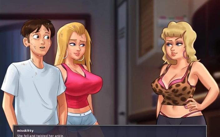 Miss Kitty 2K: Summertimesaga betrogen und sein heißes mädchen beobachtet - teil 110.