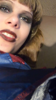 POV kamera Luna rywal Harley Quinn Sex z czarnymi rajstopami