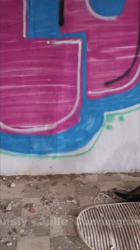 Abandoned Building Floor Slut - Julie Caught Wanking on Dirty Floor