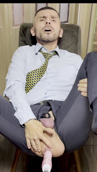 Sex Mashine šukal moji mužskou kundičku, dokud sperma neteče pásem cudnosti
