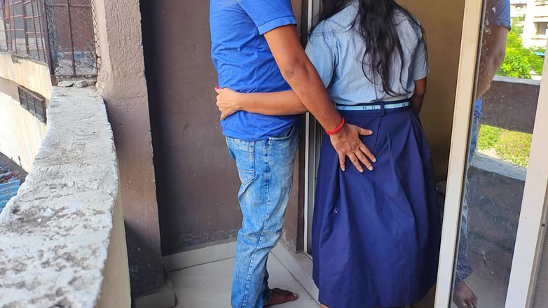 Mumbai Ashu: Chica india duro con profesor en aula de audio hindi