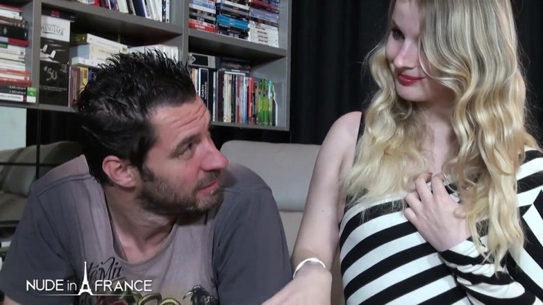 Nude in France: Exclusive: 1st time for this pretty teen blonde lingerie model getting...